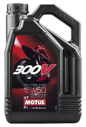 Motul 300V 15W40 Road Racing Synthetic Ester Engine Motor Oil 4 Liter 5