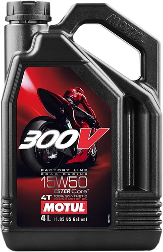 Motul 300V 15W40 Road Racing Synthetic Ester Engine Motor Oil 4 Liter