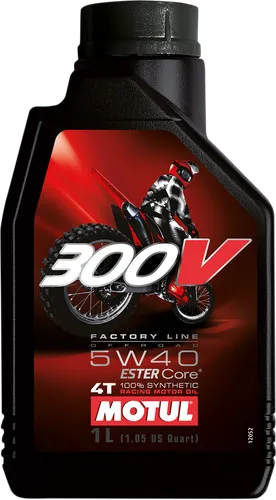 Motul 300V 5W40 Offroad Synthetic Oil 1 Liter Quart