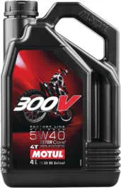 Motul 300V 5W40 Offroad Synthetic Oil 4 Liter 1 Gallon