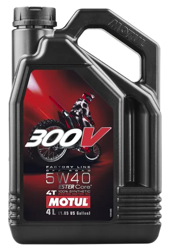 Motul 300V 5W40 Offroad Synthetic Oil 4 Liter 1 Gallon