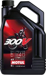 Motul 300V 5W40 Offroad Synthetic Oil 4 Liter 1 Gallon