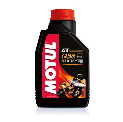 Motul 7100 4T 15W50 Synthetic Motor Engine Oil 1 Liter Quart 5