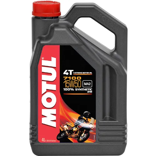 Motul 7100 4T 15W50 Synthetic Motor Engine Oil 4 Liter 1 Gallon