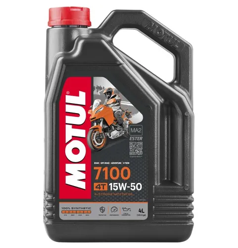 Motul 7100 4T 15W50 Synthetic Motor Engine Oil 4 Liter 1 Gallon