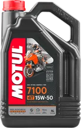 Motul 7100 4T 15W50 Synthetic Motor Engine Oil 4 Liter 1 Gallon
