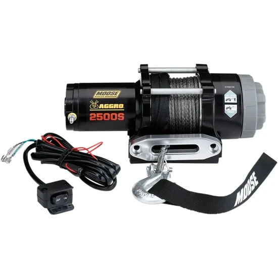 2500 lb Winch - Synthetic Rope - 50' 3