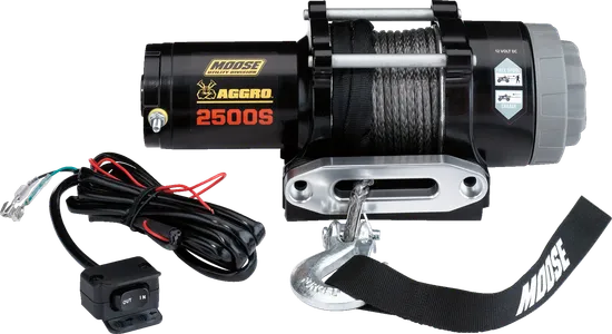 2500 lb Winch - Synthetic Rope - 50' 2