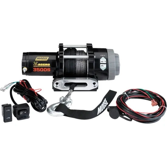 3500 lb Winch - Synthetic Rope - 50' 3