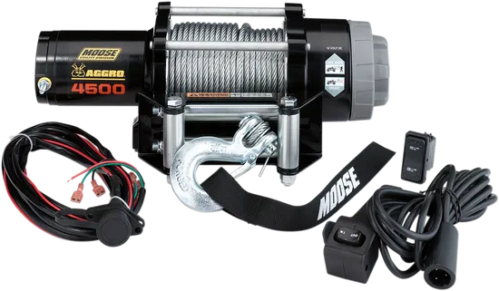 4500 lb Winch - Wire Rope - 50' 1