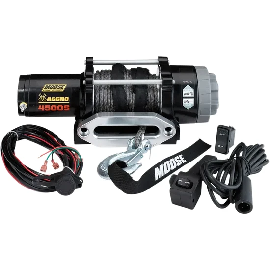 4500 lb Winch - Synthetic Rope - 50' 3