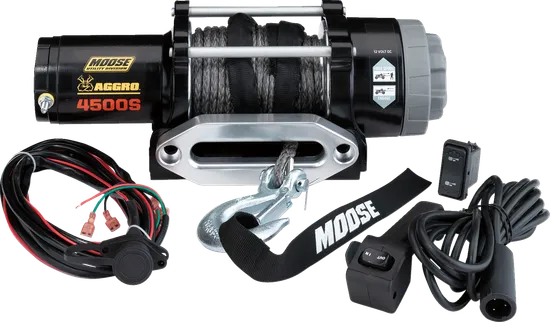 4500 lb Winch - Synthetic Rope - 50' 2