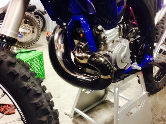 P3 Carbon Fiber FMF Pipe Guard for Sherco SE SC 230 300 2014-2021