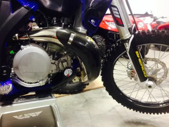 P3 Carbon Fiber FMF Pipe Guard for Sherco SE SC 230 300 2014-2021