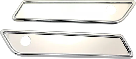 Pro One Small Chrome Saddlebag Cover Latch Cover