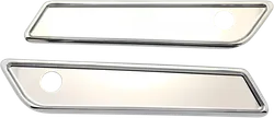 Pro One Small Chrome Saddlebag Cover Latch Cover
