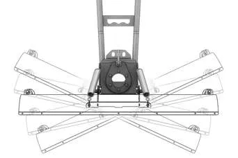 KFI ATV Snow Plow Push Tube Mid Mounted