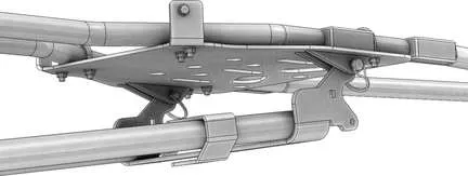 KFI ATV Snow Plow Push Tube Mid Mounted