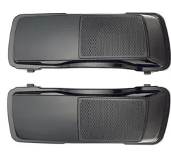 Harddrive Saddle Bag Speaker Lids Left Right Pair