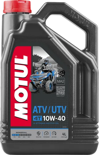 Motul ATV UTV Mineral 10W40 Engine Motor Oil 4 Liter 1 Gallon