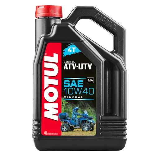 Motul ATV UTV Mineral 10W40 Engine Motor Oil 4 Liter 1 Gallon