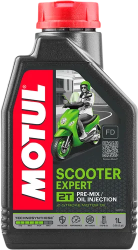 Motul Scooter Expert 2T Synthetic Engine Motor Oil 1 Quart Liter
