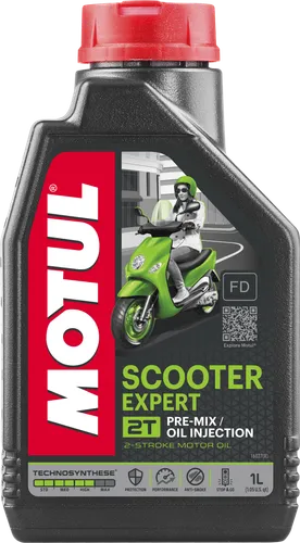 Motul Scooter Expert 2T Synthetic Engine Motor Oil 1 Quart Liter