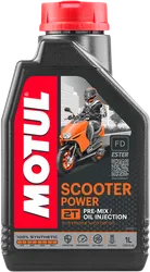 Motul Scooter Power 2T Engine Motor Oil 1 Quart Liter