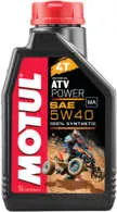 Motul ATV 4T Power 5W40 Engine Motor Oil 1 Liter Quart 2