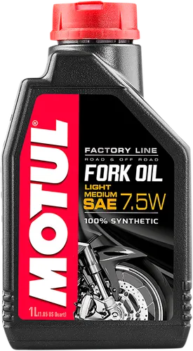Motul Factory Line 7.5W Synthetic Fork Oil 1 Liter Quart