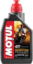 Motul Scooter Power 4T 5W40 Engine Motor Oil 1 Quart Liter