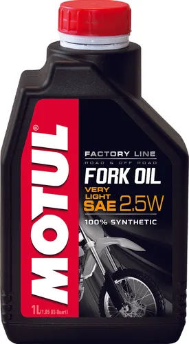 Motul Factory Line 2.5W Synthetic Fork Oil 1 Liter Quart