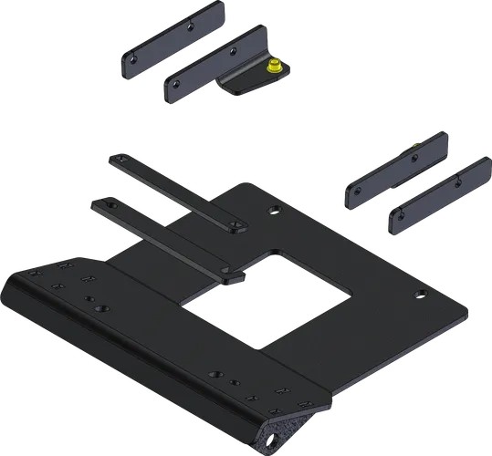 KFI UTV Snow Plow Kit 72 in Wide Steel Straight Blade 5