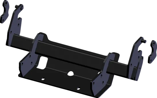 KFI Pro 2 Front Snow Plow Push Tube Adapter Glacier 3