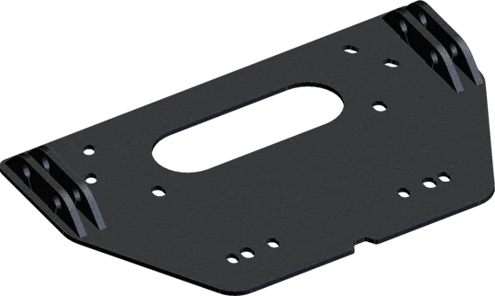 KFI ATV Snow Plow Kit 54 in Wide Steel Straight Blade 7