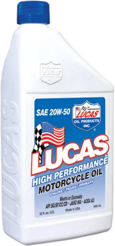 Lucas High Performance 20W50 Engine Motor Oil 1 QT