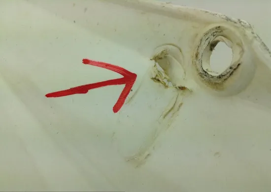 Rear Fender Fenders Plastic 2007 Suzuki Quadracer 450 LTR450 2x4 1234 x