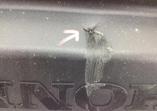 Rear Plastic Cover Mud Guard Honda Rincon 680 TRX680FA #18 2012 x