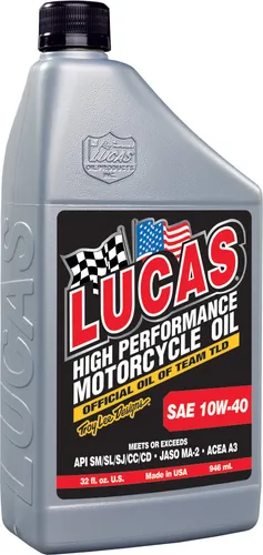 Lucas High Performance 10W40 Engine Motor Oil 1 QT