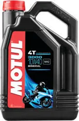 Motul 10W40 3000 Mineral 4T Engine Motor Oil 1 Gallon