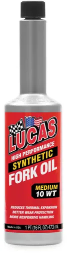 Lucas Synthetic High Performance Fork Oil 10WT 16oz