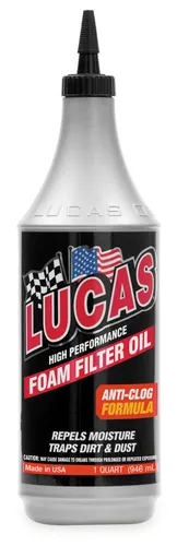 Lucas High Performance Foam Air Filter Oil 1 QT