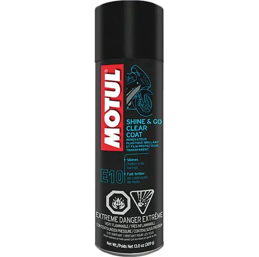 Motul E10 Shine and Go Polish Restorer Spray 13 Fl Oz
