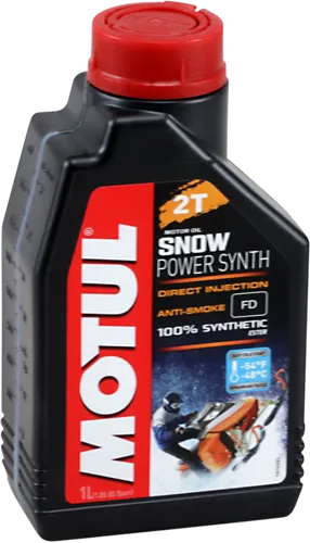 Motul Snowpower 2T Synthetic Engine Motor Oil 1 Quart Liter