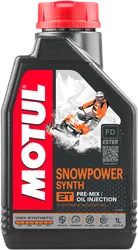 Motul Snowpower 2T Synthetic Engine Motor Oil 1 Quart Liter