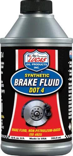 Lucas Synthetic Dot 4 Brake Fluid 12oz