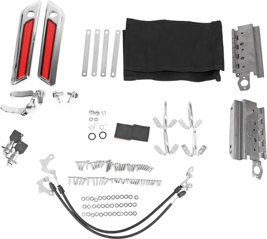 Harddrive Saddle Bag Lid Latch Lock Set Kit 1