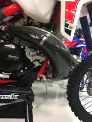 P3 Carbon Fiber Exhaust Head Pipe Guard