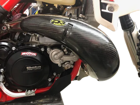 P3 Max Coverage Carbon Fiber Heat Shield Pipe Guard