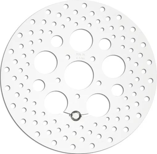 Harddrive Polished Drilled 11.8in. Front Brake Rotor Disc